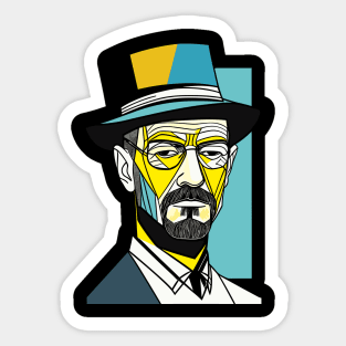 Portrait of Drug Lord Sticker